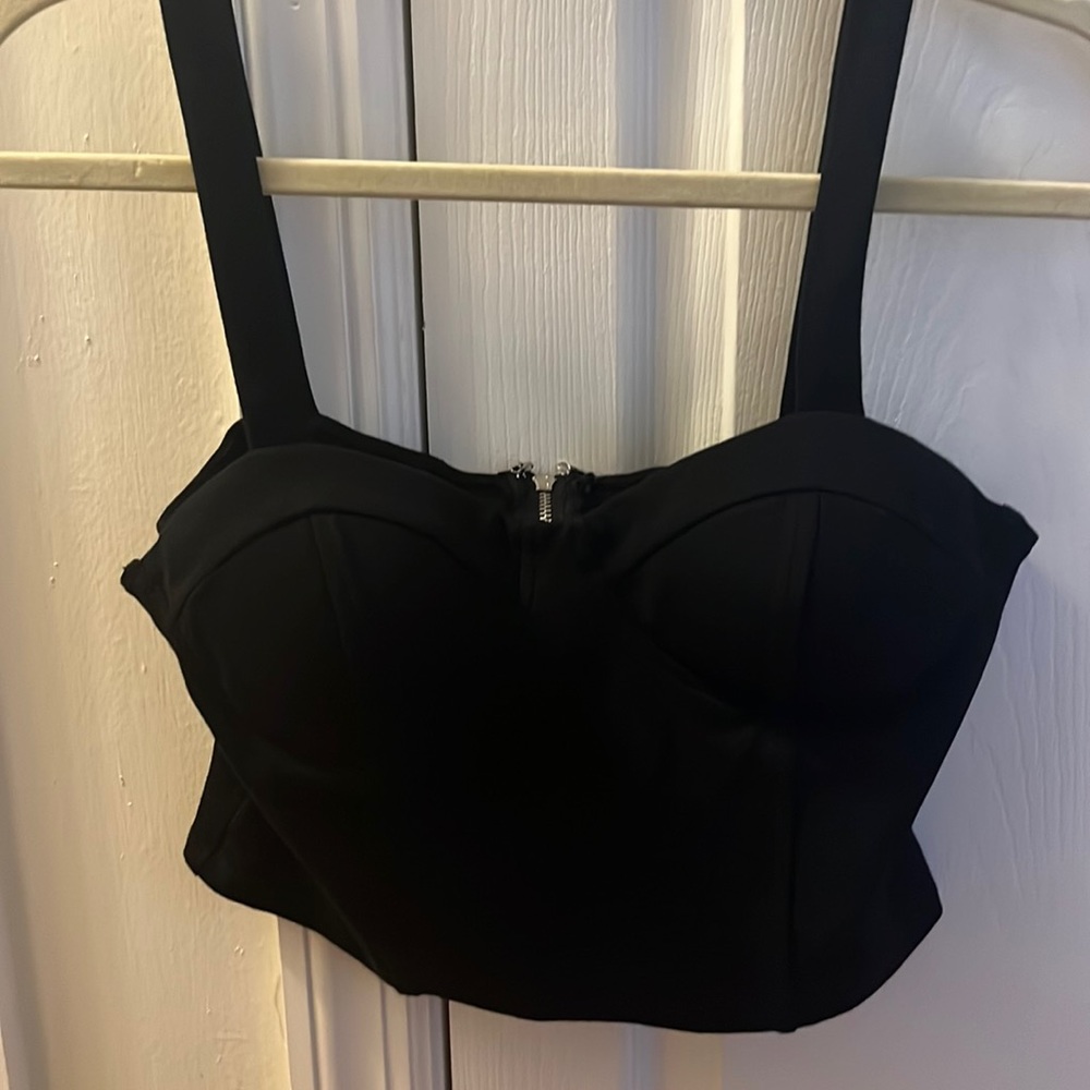 Black tank top